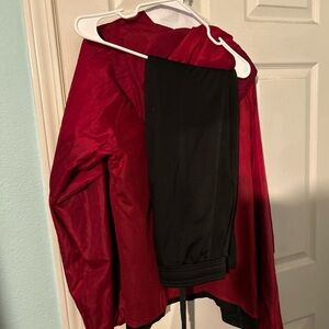Red and Black Athletic Jacket